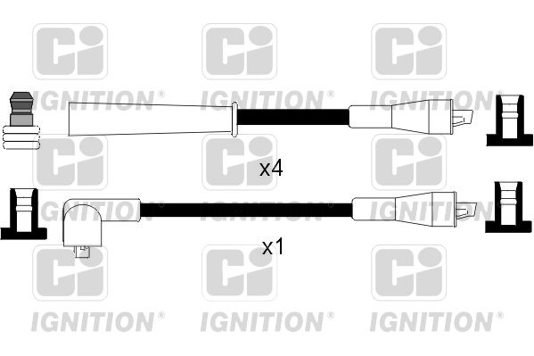 QUINTON HAZELL Комплект проводов зажигания XC772